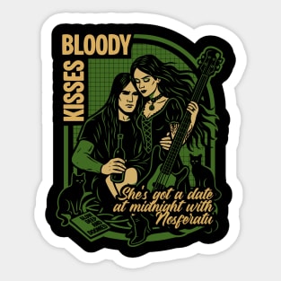 BLOODY KISSES Sticker